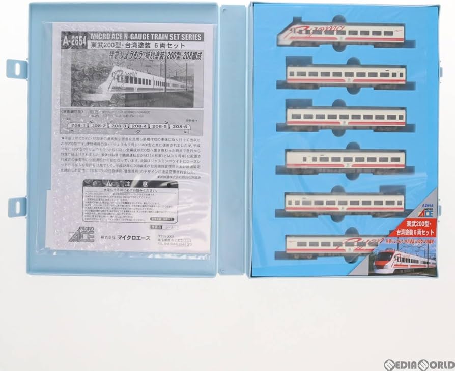 Amazon | [RWM]A2654 東武200型・台湾塗装 6両セット(動力付き) N